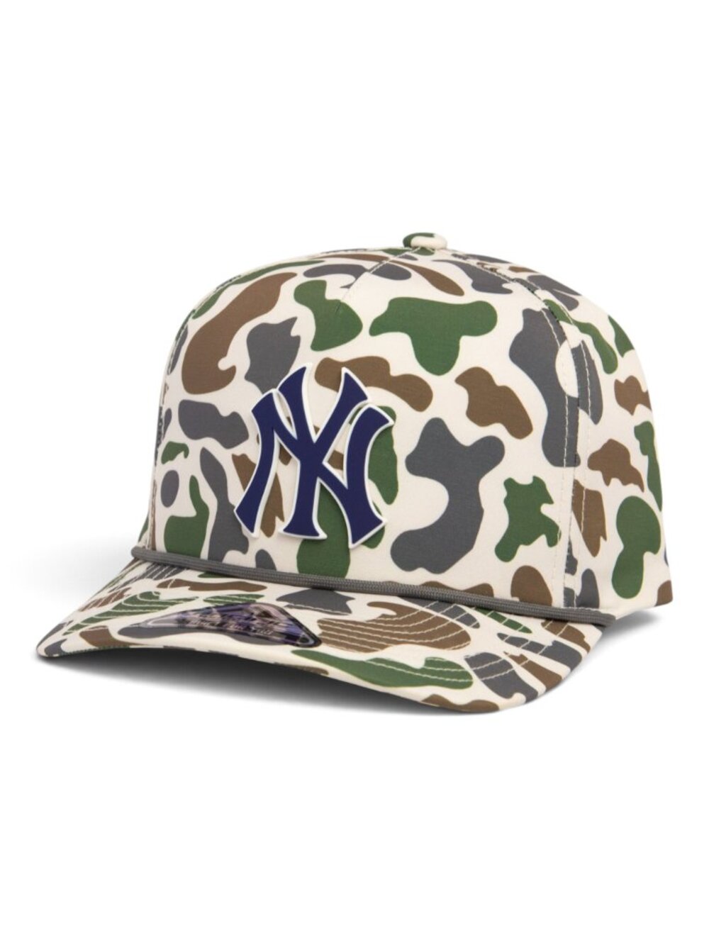 New York Yankees NY Navy 3D Duck Camo Rope Hat- Timberline